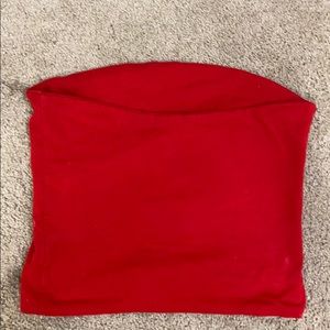 brandy red tube top!